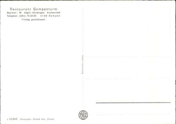 Gempen Restaurant Gempenturm – Bild 2