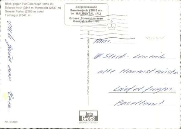 Furka Panüelerkopf – Bild 2