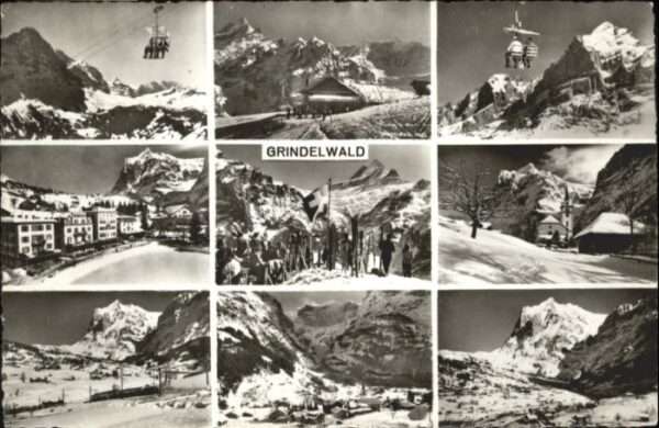 Grindelwald Sessellift Kirche Ski