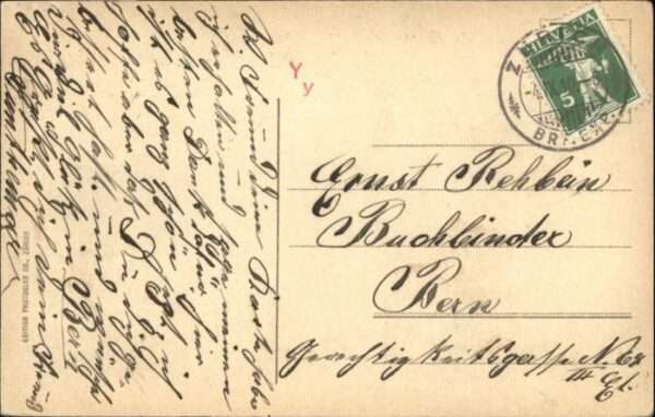 Zuerich Stempelabschlag] Axenstrasse Bristensto – Bild 2