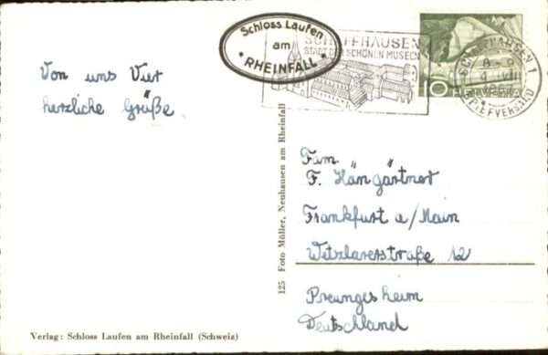 Schaffhausen SH Schaffhausen [Stempelabschlag] Rheinfal – Bild 2