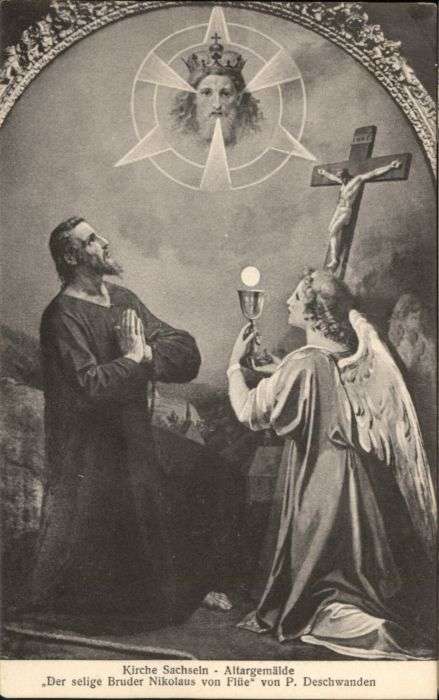 Sachseln OW Sachseln Kirche Altargemälde Bruder Nik