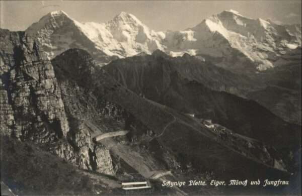 Schynige Platte Eiger Mönch Jungfrau