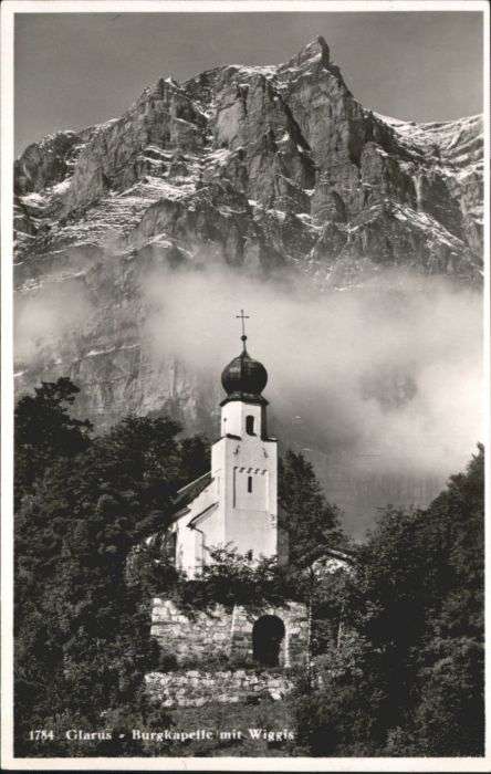 Glarus GL Glarus Burg Kapelle Wiggis