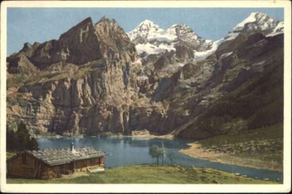 Kandersteg BE Kandersteg Oeschinensee Blümlisalp