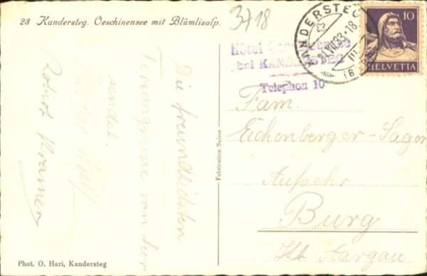 Kandersteg BE Kandersteg Oeschinensee Blümlisalp – Bild 2