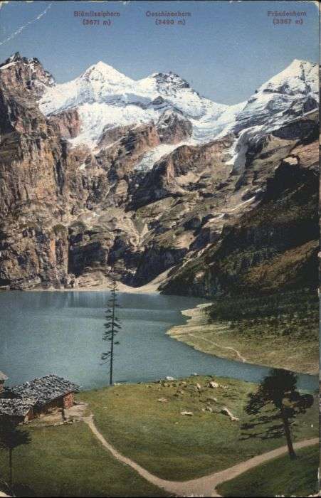 Kandersteg BE Kandersteg Oeschinensee Blümlisalp