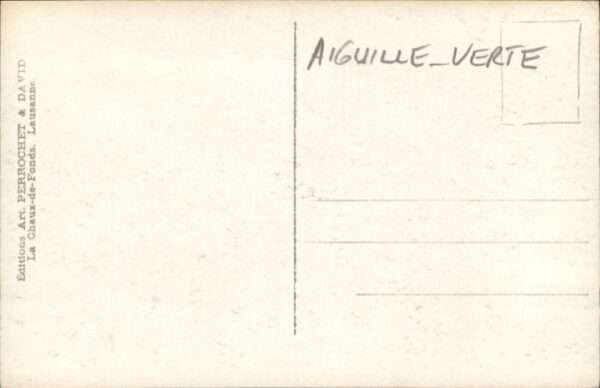 Aiguille Verte [Handschriftlich]Brevent – Bild 2