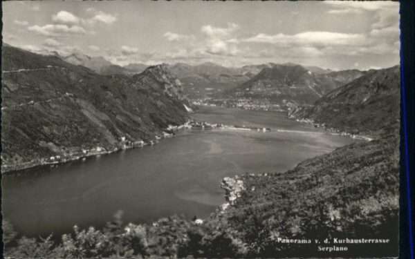 Lugano TI Lugano Blick von der Kurhausterasse Ser