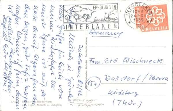 Interlaken BE Interlaken [Stempelabschlag] Eiger Mönc – Bild 2