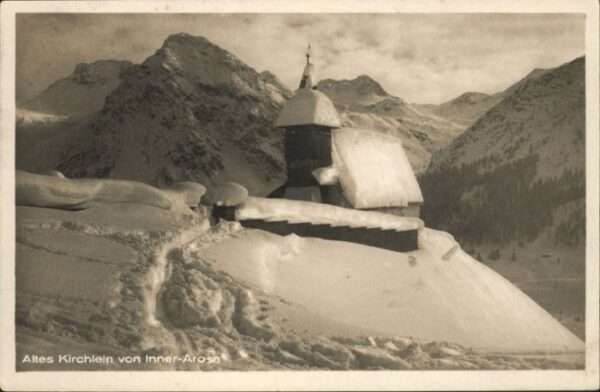 Arosa GR Arosa Kirche Winter