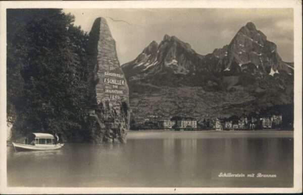Brunnen SZ Schillerstein Schiff