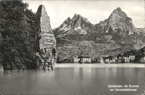 Brunnen SZ Schillerstein