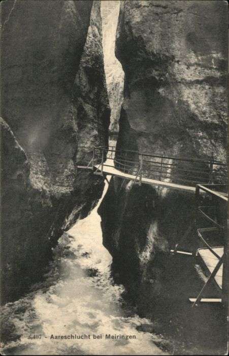 Meiringen BE Meiringen Aareschlucht
