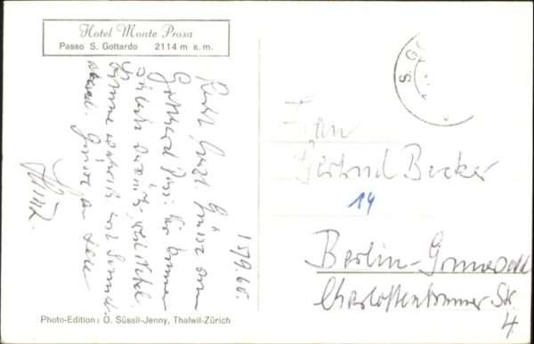 St Gotthard Hotel Monte Orosa – Bild 2