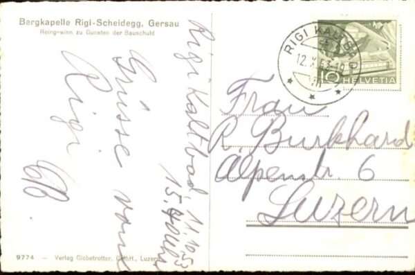 Gersau Vierwaldstaettersee Gersau Bergkapelle Rigi Schdegg – Bild 2