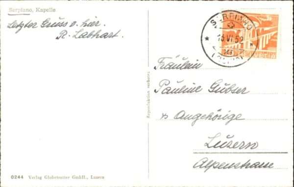 Serpiano Lugano TI Serpiano Kapelle – Bild 2