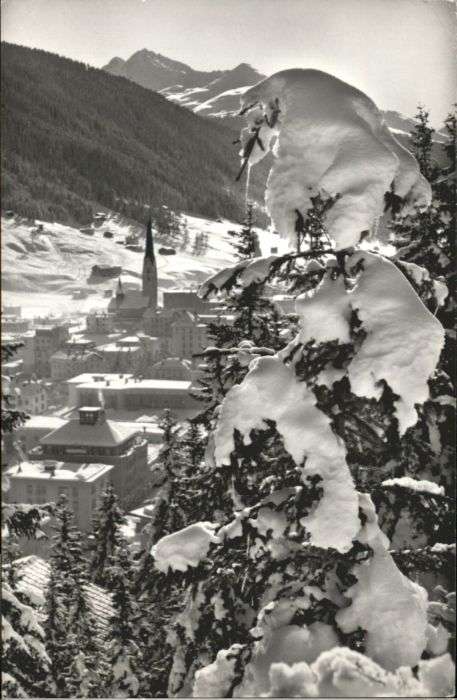 Davos GR Davos Winter Kirche