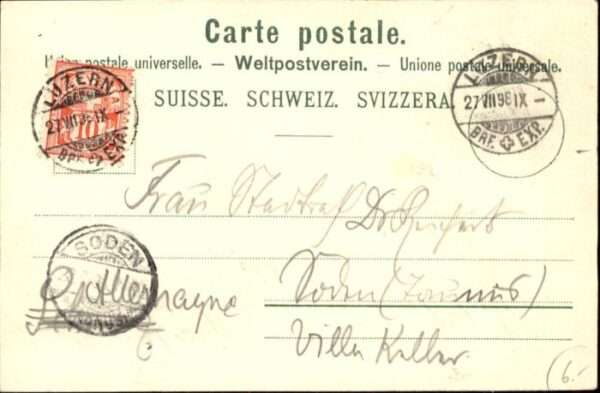 Luzern LU Luzern [Stempelabschlag] Urirotstock – Bild 2