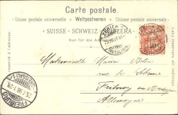 Zuerich Stempelabschlag] Tells Apfelschuss Pfer – Bild 2