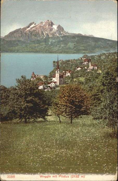 Weggis Vierwaldstaettersee Weggis Pilatus Kirche