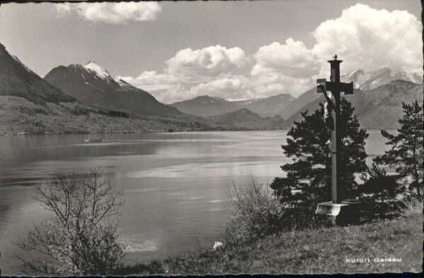 Gersau Vierwaldstaettersee Gersau Rotschuo Kreuz