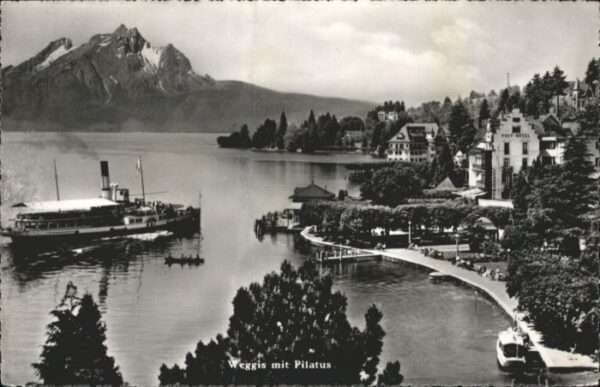 Weggis Vierwaldstaettersee Weggis Pilatus Schiff