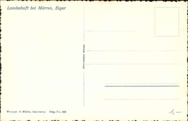 Muerren BE Mürren Eiger – Bild 2