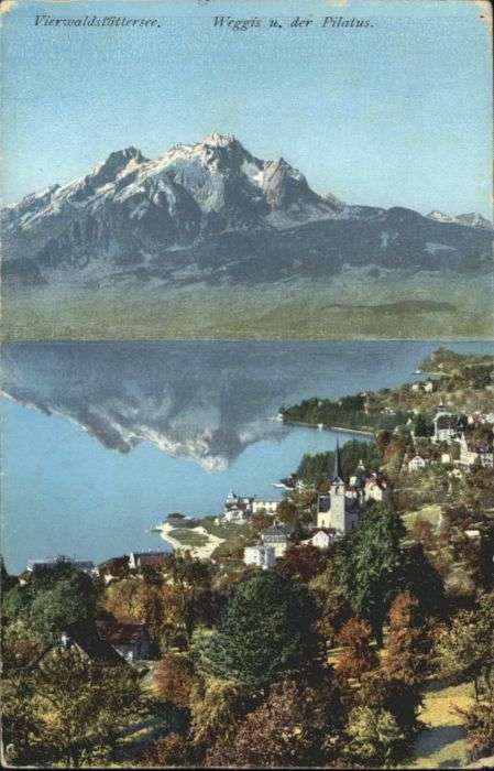 Weggis Vierwaldstaettersee Weggis Pilatus Kirche