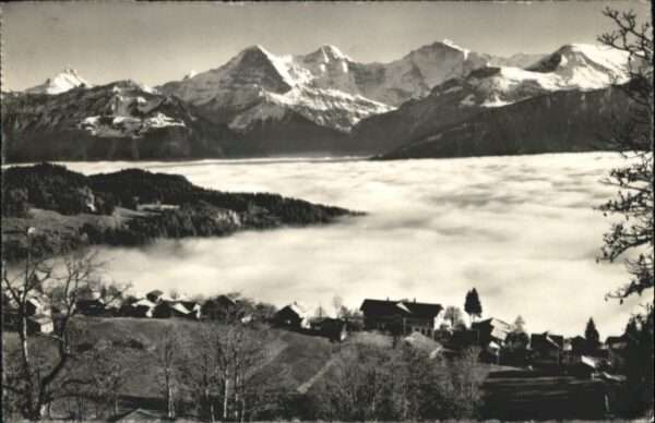 Beatenberg Schreckhorn Eiger Mönch Jungfrau