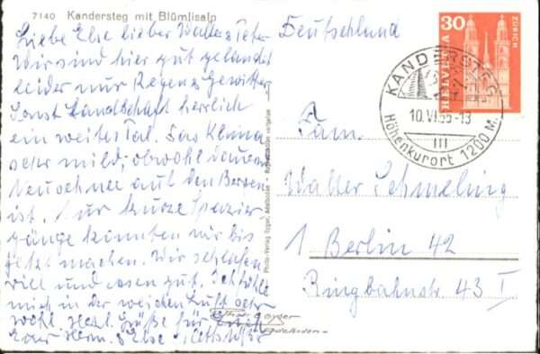 Kandersteg BE Kandersteg Blümlisalp – Bild 2