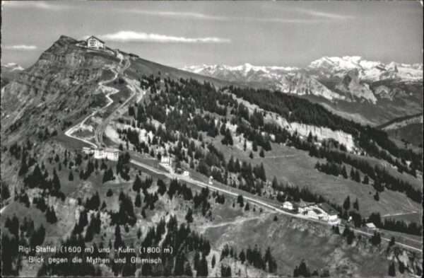 Rigi-Staffel Kulm Fliegeraufnahme