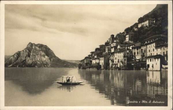 Gandria Lago di Lugano Gandria Schiff