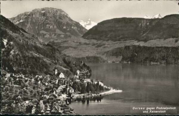 Gersau Vierwaldstaettersee Gersau Frohnalpstock Kaiserstock