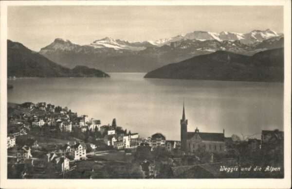 Weggis Vierwaldstaettersee Weggis Kirche