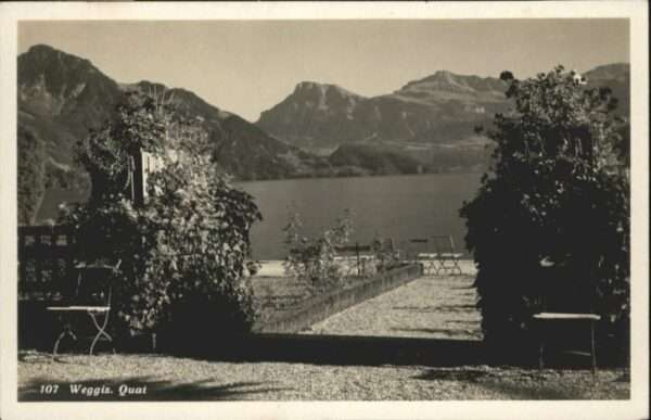 Weggis Vierwaldstaettersee Weggis Quai