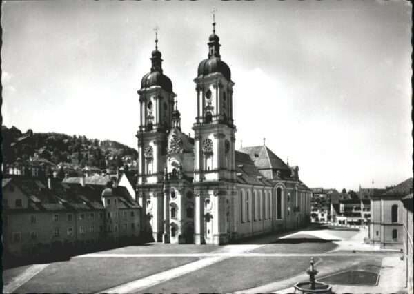 St Gallen SG St_Gallen Kloster Kirche