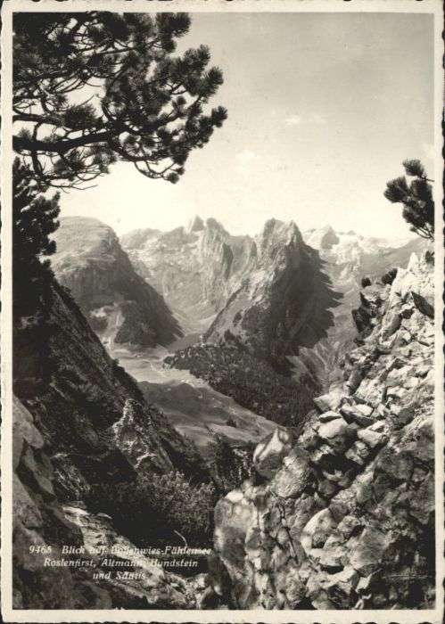 Saentis AR Säntis Bollenwies Fählensee Roslenfirst