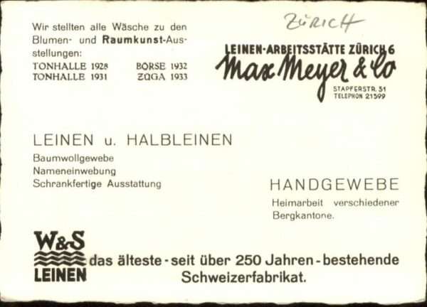 Zuerich Handschriftlich] Raumkunst Ausstellung – Bild 2