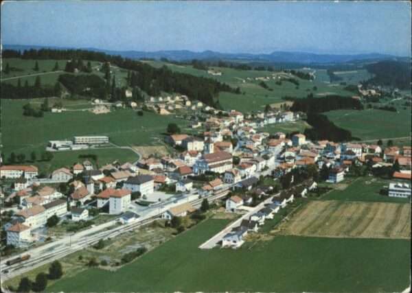 Saignelegier Fliegeraufnahme