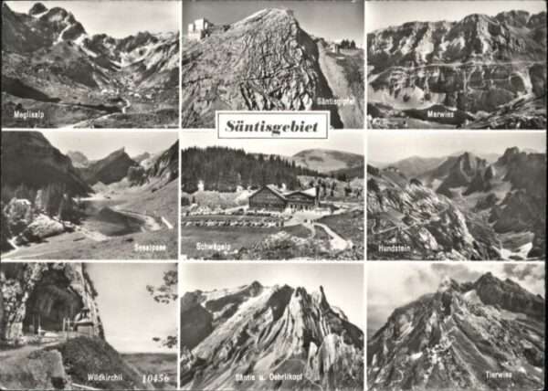 Schwaegalp AR Schwägalp Meglisalp Säntisgipfel Marwie