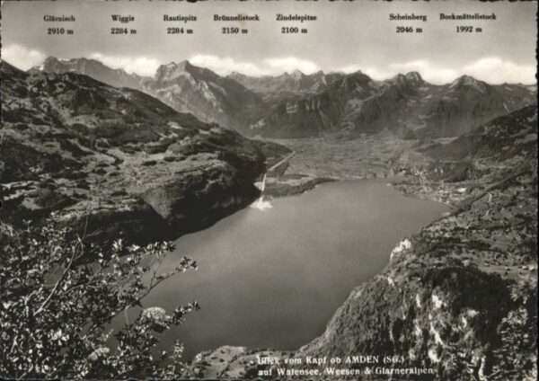 Amden SG Amden Walensee Weesen Glarneralpen