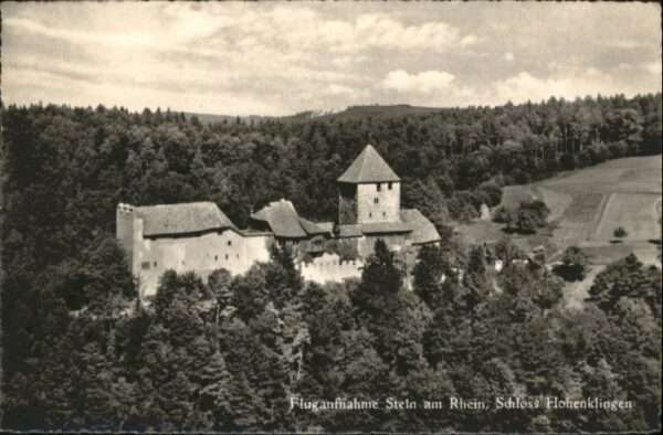 Stein Rhein Fliegeraufnahme Schloss Hohenklingen