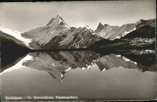 Grindelwald Bachalpsee Grosser Schreckhorn Finstera