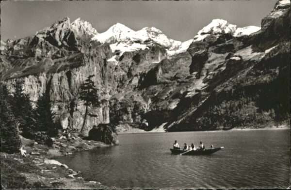 Kandersteg BE Kandersteg Oeschinensee Kahnfahrt