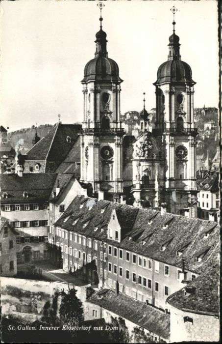 St Gallen SG St_Gallen Innerer Klosterhof Dom