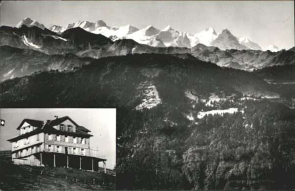 Goldau Gasthaus Rossberg Kulm Wildspitz