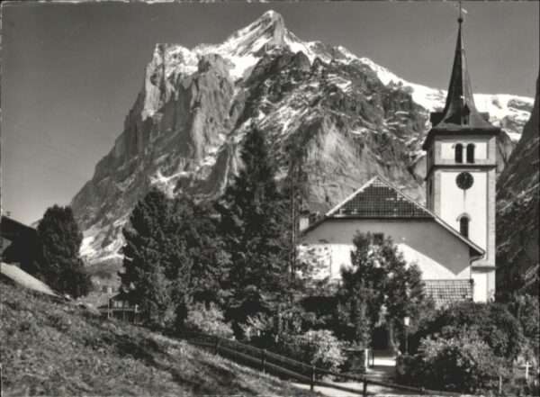 Grindelwald Kirche Wetterhorn
