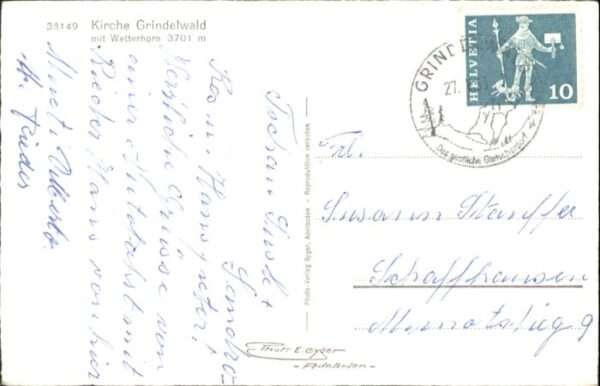 Grindelwald Kirche Wetterhorn – Bild 2