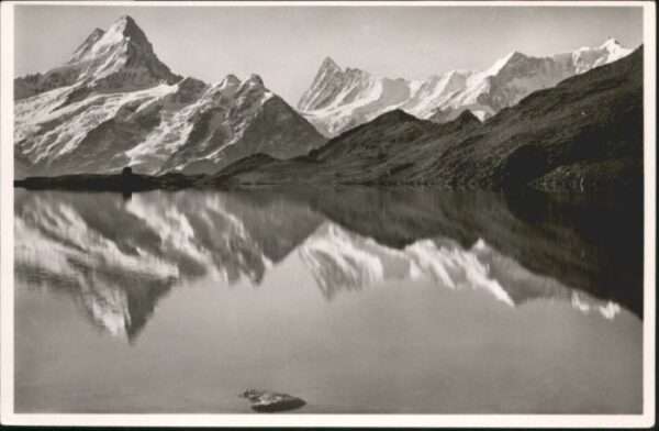 Grindelwald Bachalpsee Schreckhorn Finsteraarhorn F